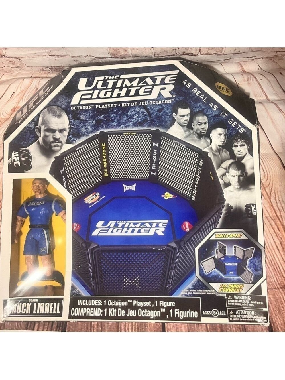 NIB UFC Ultimate Fighter Octagon Playset ft.  Chuck Liddell
